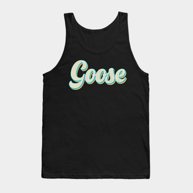 vintage color goose Tank Top by Wizz Ventura